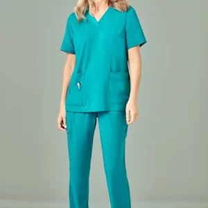 WOMENS EASY FIT V-NECK SCRUB TOP CST941LS