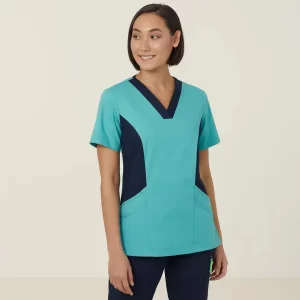 NNT Women's Next-Gen Antibacterial Active Nightingale Scrub Top