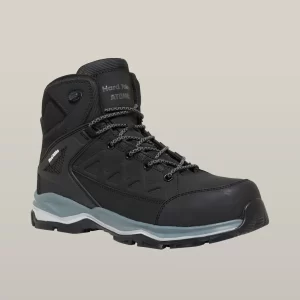HARD YAKKA  Atomic Hybrid Lace Up & Side Zip Safety Boot - Black
