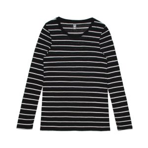 AS Colour 4027 FINE STRIPE LS TEE