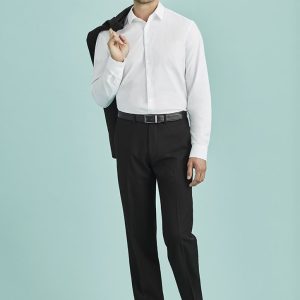 Biz corporate Mens Cool Stretch Adjustable Waist Pant (Regular)