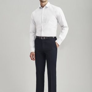 Biz corporate Mens Comfort Wool Stretch Slimline Pant
