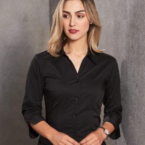 Winning Spirit Ladies' 3/4 sleeve teflon shirt