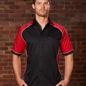 Aiw Men's Contrast Shirt