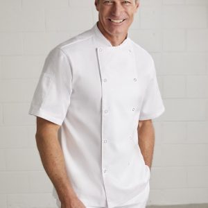 Bizcollection Mens Zest Short Sleeve Chef Jacket