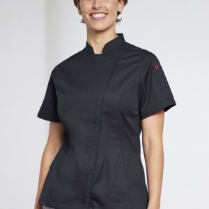 Bizcollection Womens Alfresco Short Sleeve Chef Jacket