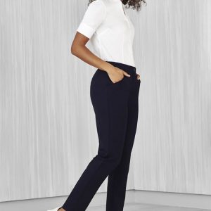 Biz Care Womens Comfort Waist Slim Leg Pant