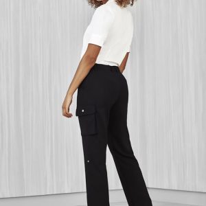Biz Care Womens Comfort Waist Cargo Pant