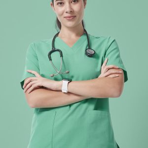 Biz Care Womens V-Neck Scrub Top