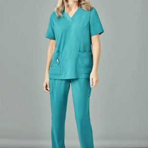 Biz Care Womens Avery V-Neck Scrub Top