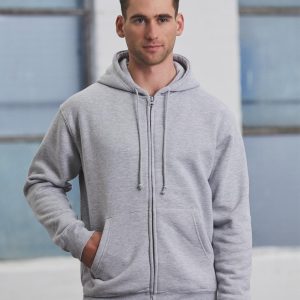 Winning Spirit Men's full-zip fleecy hoodie