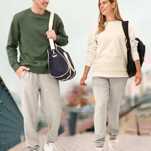 Winning Spirit Unisex Airlayered CVC Crew Neck Sweater