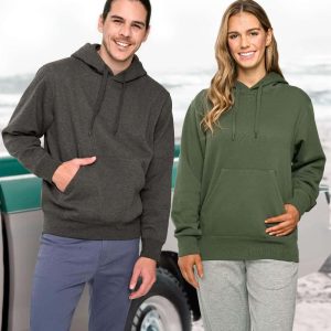 Winning Spirit Adult's Close Front  Contrast Fleecy Hoodie