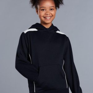 Winning Spirit Kids' Kangaroo Pocket Contrast Hoodie