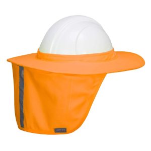 Portwest Hi-Vis Hard Hat Brim with Neck Shade