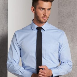 Benchmark Men's CVC Oxford L/S Shirt