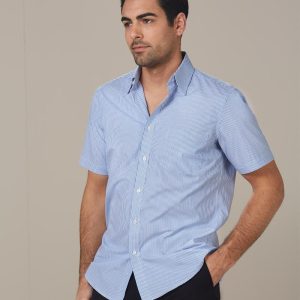 Benchmark Men's Balance Stripe Short Sleeve Shirt