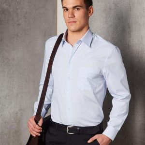 Benchmark Men's Mini Check L/S Shirt