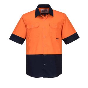 Portwest Canberra Hi-Vis Lightweight Contrast Class D Shirt S/S