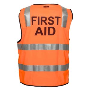 Portwest Hi-Vis Zipped First Aid Vest