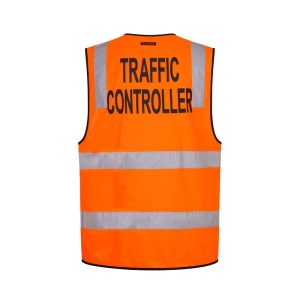 Portwest Hi-Vis Zipped Traffic Controller Vest