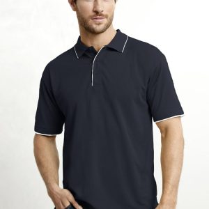 Bizcollection Mens Elite Short Sleeve Polo