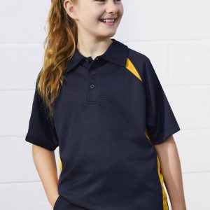 Bizcollection Kids Splice Short Sleeve Polo