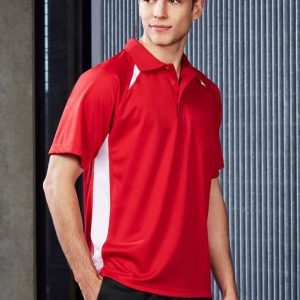 Bizcollection Mens Splice Short Sleeve Polo