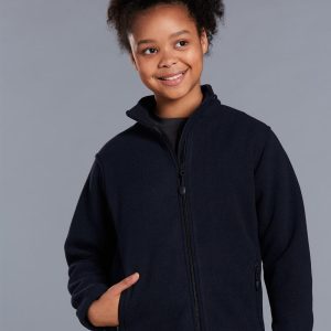 Winning Spirit kids bonded P/F full zip jacket