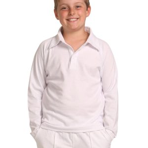 Winning Spirit Kid's L/S Truedry mesh knit cricket