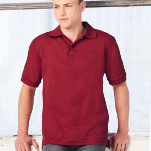 Winning Spirit Men's Cotton Back Truedry S/S Polo