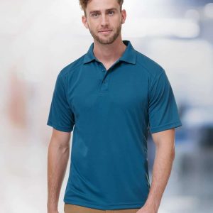 Winning Spirit mens bamboo charcoal S/S Polo