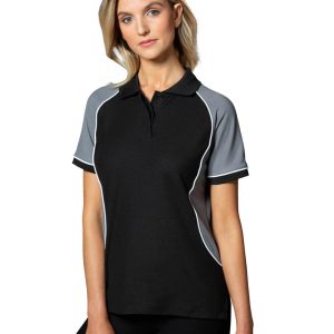 Winning Spirit Ladies' TrueDry Tri-colour S/S Pique Polo