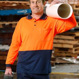 Aiw Hi-Vis truedry safety polo L/S