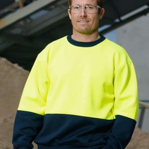 Aiw Hi-Vis two tone safety windcheater