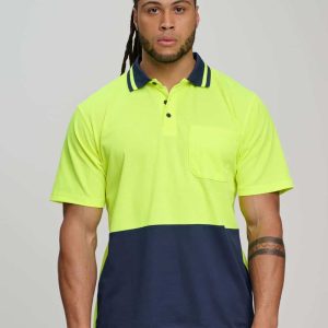 Aiw Hi-Vis truedry safety polo S/S