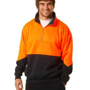 Aiw Hi-Vis L/S windcheater collar