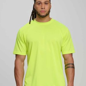 Aiw Cooldry Hi-Vis Mini Waffle Safety Tee