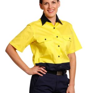Aiw Ladies' Hi-Vis S/S Safety Shirt