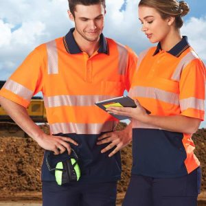 Aiw Biomotion Segmented Truedry S/S Safety Polo