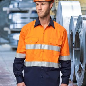 Aiw Hi-Vis Cool-Breeze Safety L/S Shirt (Generic Tape)