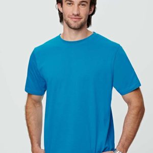 Winning Spirit Men's Cotton Semi Fitted Tee