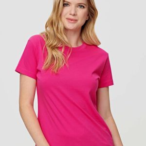 Winning Spirit Ladies' Cotton Semi Fitted Tee