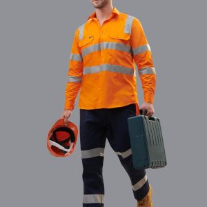 Aiw Drill pant pocket on leg with 3M Tapes