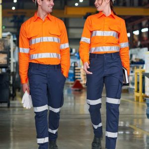 Aiw Unisex Cotton Stretch Ripstop Segmented Work Pants