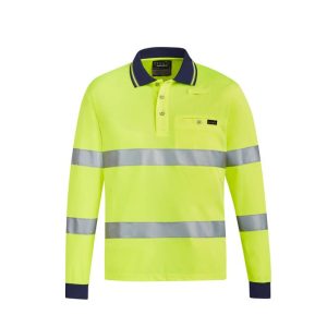 Syzmik Unisex Hi Vis Bio Motion Taped Polo
