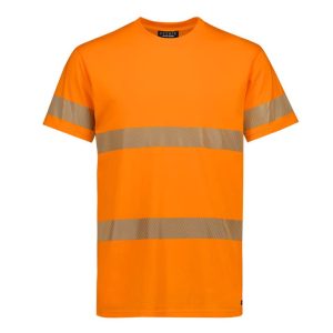 Syzmik Mens Hi Vis Segmented Tape Cotton Tee Shirt