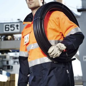 Syzmik Mens Hi Vis Ultralite Waterproof Jacket
