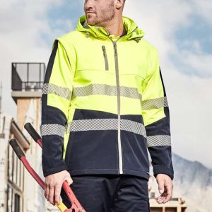 Syzmik Unisex Streetworx 2 In 1 Stretch Softshell Jacket