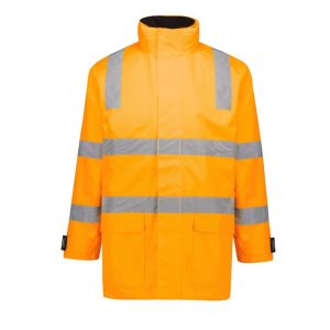Syzmik Unisex Hi Vis VIC Rail 4 In 1 Waterproof Jacket